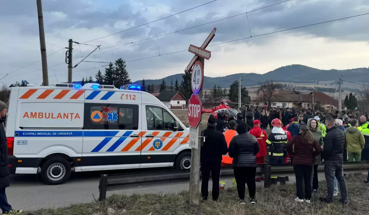 Accident feroviar grav în Miercurea Ciuc: O persoană decedată și patru răniți