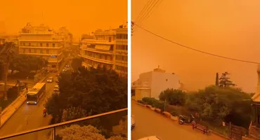 Meteorologii, în alertă: Un val uriaș de praf african a intrat în Europa. Când ajunge în România