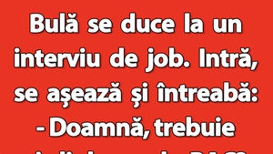 BANC | Bulă, interviul de job și diploma de BAC