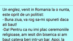 BANC | Englezul și polițistul român