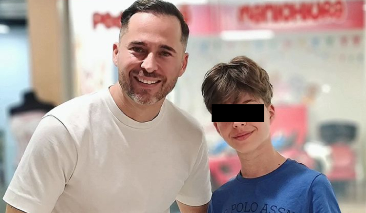 Dinu Maxer, alături de fiul său, Andreas / Foto: Instagram