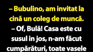 BANC | Bulă a invitat la cină un coleg de muncă