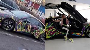 Anda Adam a „comis-o” din nou! Unde și-a parcat, de data aceasta, bolidul de lux