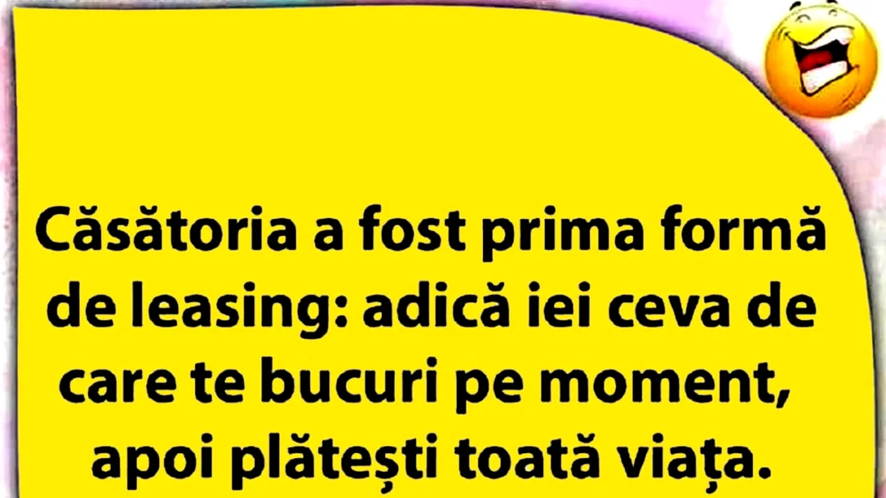 BANC | Căsătoria a fost prima formă de leasing
