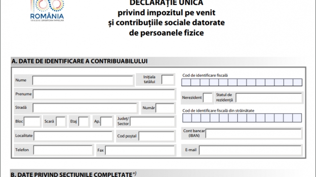 Decizie de ultimă oră! Declarația unică va fi modificată. Până la ce dată trebuie depusă