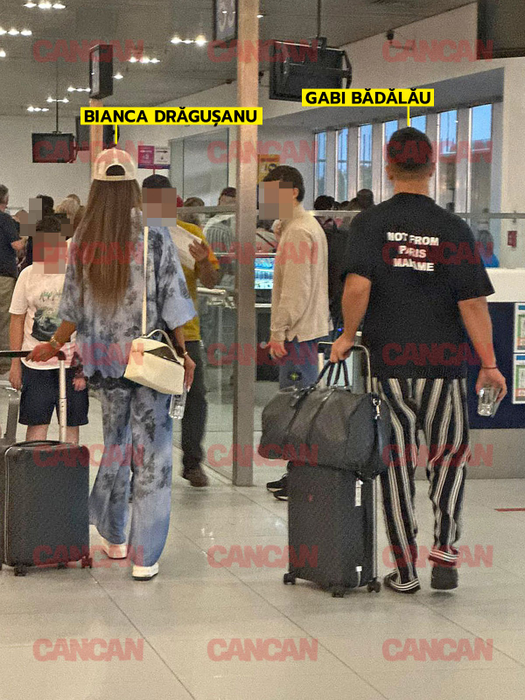 Bianca Drăguşanu şi-a adus iubitul în pragul disperării în aeroport! „Diva supremă” a comis-o, Bădălău a pedepsit-o în avion!