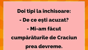 BANCUL ZILEI | "Mi-am făcut cumpărăturile de Crăciun prea devreme"