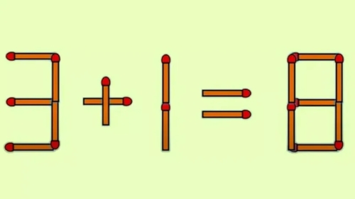 Test IQ pentru cei mai agili | Corectează ecuația 3+1=8 în 3 secunde