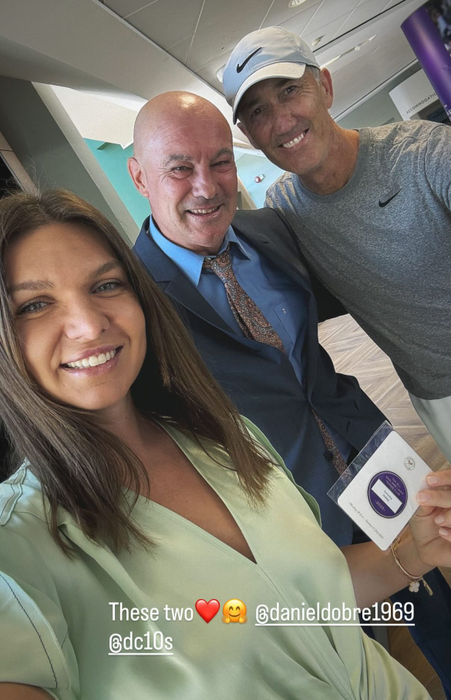 Simona Halep, Daniel Dobre și Darren Cahill, doi dintre antrenorii alături de care a lucrat în anii de activitate/ sursă foto: Instagram