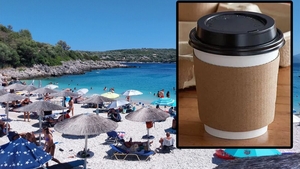 Câți bani a plătit Aura din București, pentru o cafea, pe o plajă din Grecia: "Plec cu un gust amar"