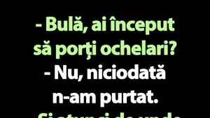 BANC | Bulă și semnele de pe nas