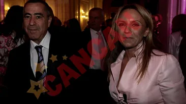 Vedete pe metru patrat la iluminarea in roz a Casei Poporului