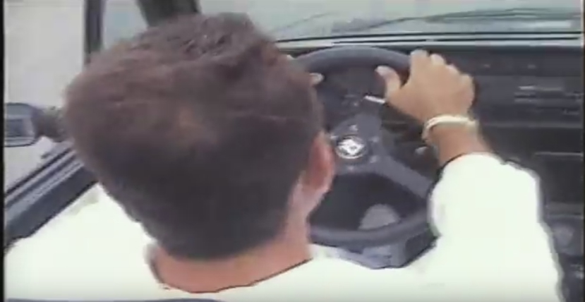 Cristi Bocea la volanul Porsche-ului