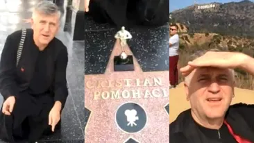 Să vezi și să nu crezi! Cristian Pomohaci a ajuns la Hollywood și și-a cumpărat stea pe ”Walk of fame”