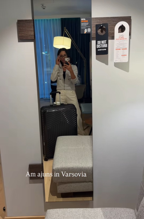 Andreea Popescu a mers la concertul lui Bad Bunny din Varșovia/ sursă foto: social media