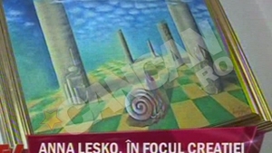 VIDEO Anna Lesko, intr-o ipostaza nemaivazuta! Uite-o cum picteaza tablouri impresionante!