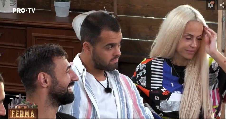 Intimidat de Viviana Sposub, George Burcea a rămas fără cuvinte la Ferma. Ce a mărturisit despre sărutul cu focoasa brunetă | FOTO