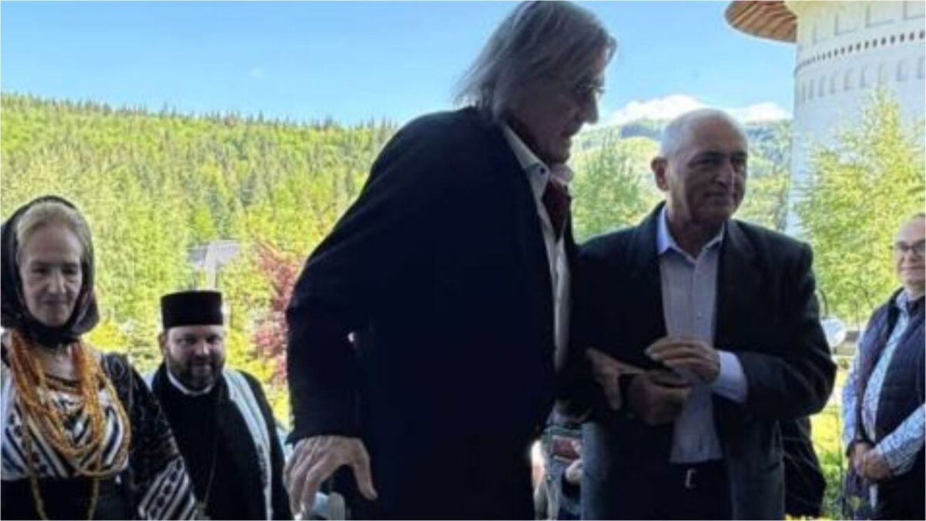 Florin Piersic a ajuns de nerecunoscut. Actorul merge în baston, dar își păstrează zâmbetul pe buze