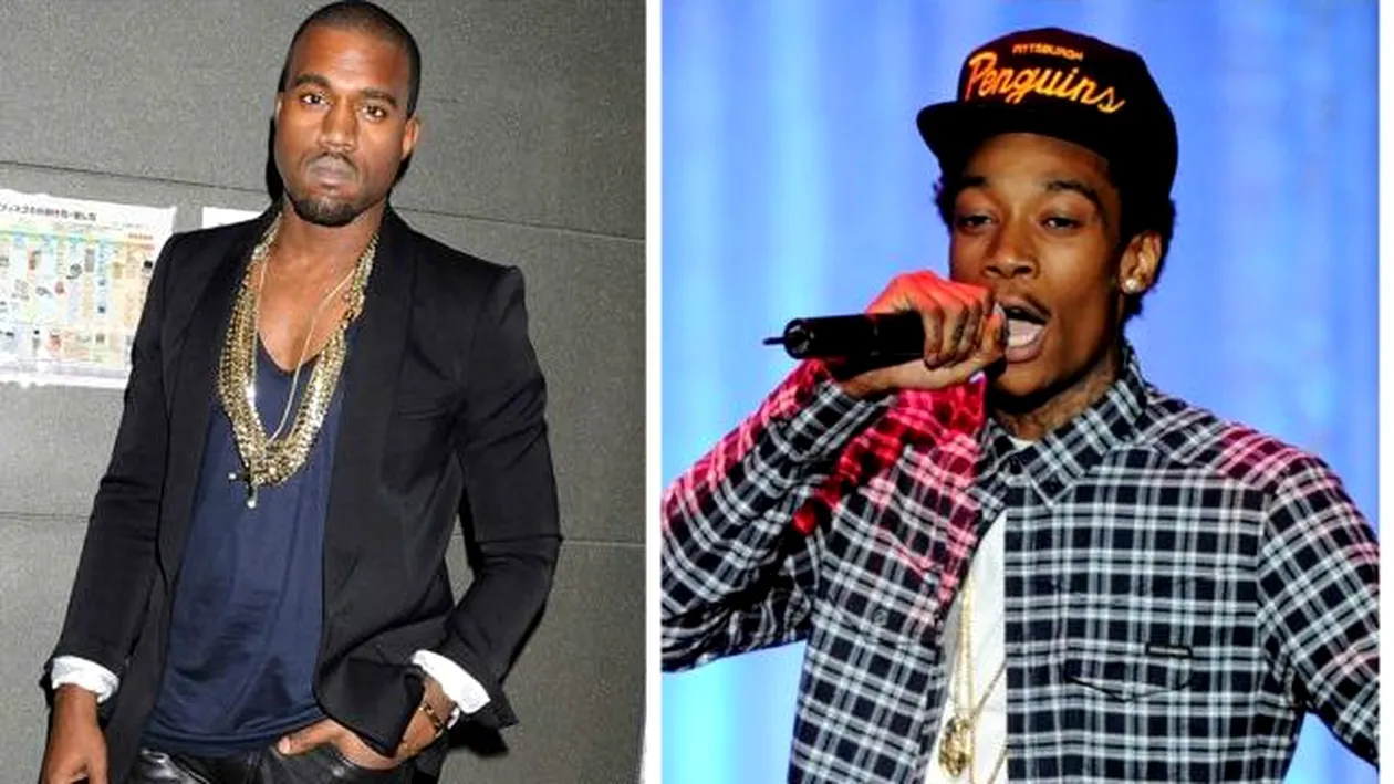 Kanye West si Wiz Khalifa, la cutite pe Twitter
