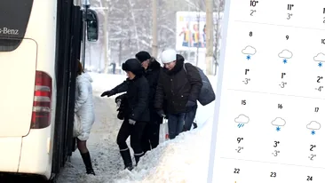 Câte zile ninge în februarie în București, potrivit meteorologilor Accuweather. Iarna abia atunci începe cu adevărat