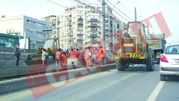 Circulatie blocata pentru odihna muncitorilor