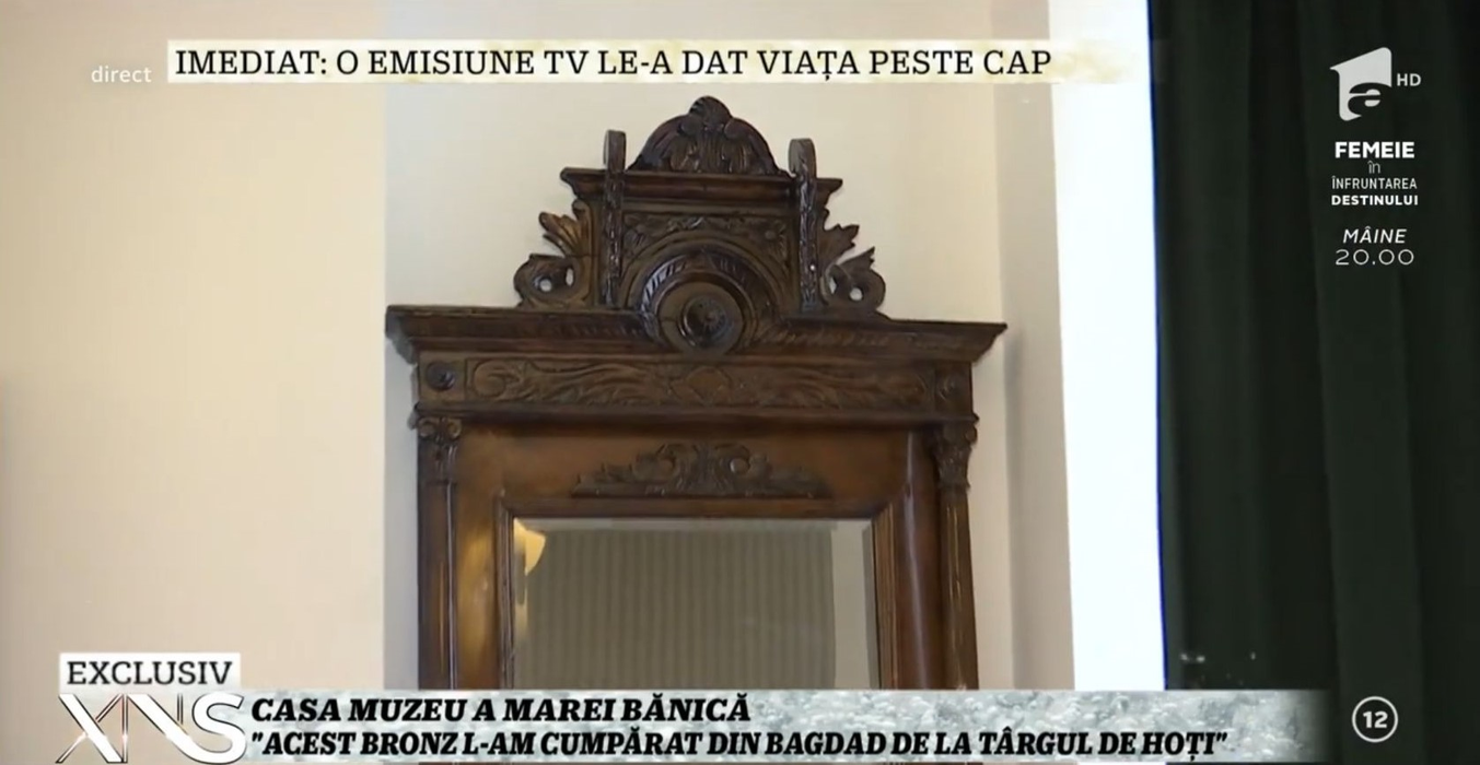 Casa Marei Bănică. Sursă foto: Captură Youtube Xtra Night Show