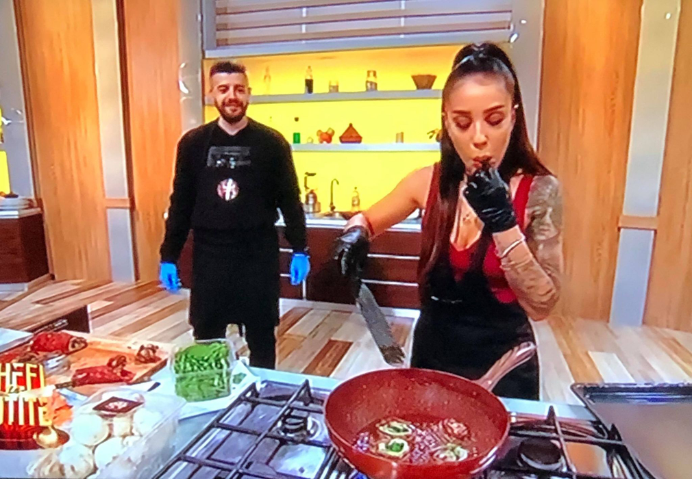 Speak și Ștefania au făcut show la Chefi la cuțite: ”Tocmai tu nu ne-ai dat cuțitul?”