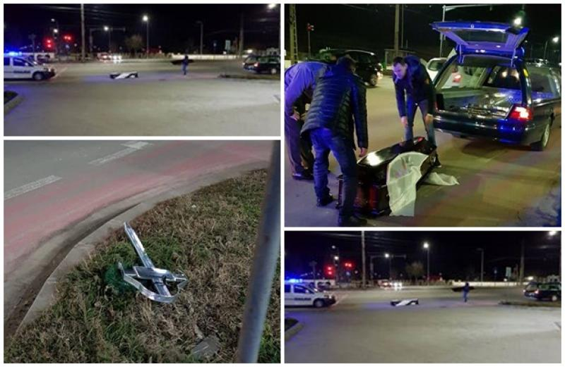 VIDEO ÎNFIORĂTOR. Un sicriu cu tot cu mort a căzut dintr-o mașină funerară, pe o stradă din Arad. Ce s-a întâmplat imediat după aceea