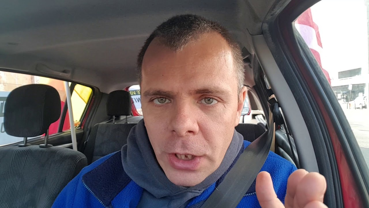 Mălin Bot, unul dintre cei mai cunoscuți protestatari