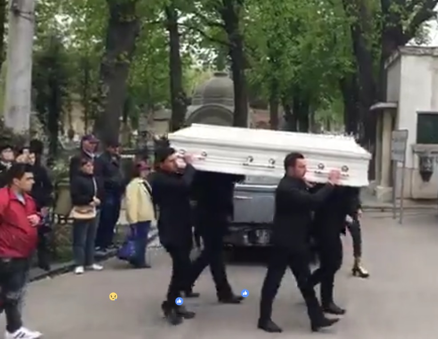Ionela Prodan a fost adusă la capela Cimitirului Bellu