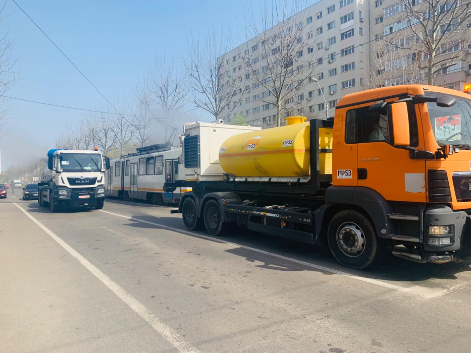 Ultima oră. În Sectorul 3 al Capitalei a început dezinfecția comunitară împotriva coronavirusului | GALERIE FOTO