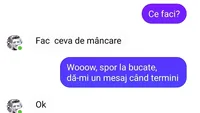 BANCUL ZILEI | Dă-mi un mesaj când termini!