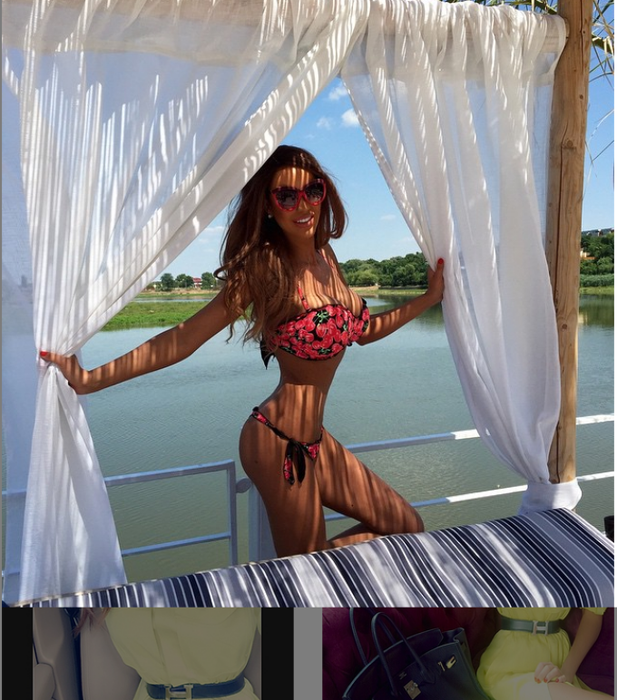 Bianca Drăgușanu, fotografiată ieșind din duș. Nu are haine pe ea
