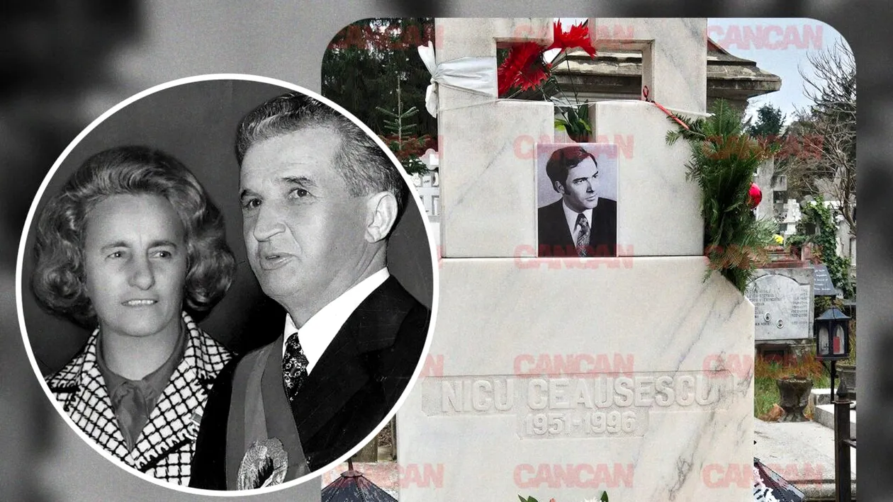 Ce a apărut pe mormântul soților Ceaușescu, la 36 de ani de la Revoluție! Monumentul funerar atrage mulți nostalgici ai comunismului