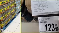 Mihai s-a uitat pe bonul de la supermarket și s-a dus glonț la casierie. Aici a primit o explicație halucinantă pentru greșeală