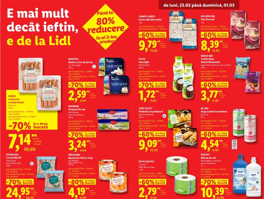 Catalog Lidl în perioada 23 februarie-1 martie 2026/SURSA FOTO: Lidl.
