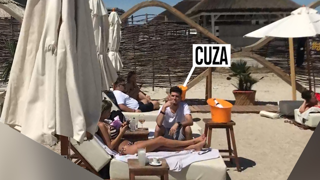 Ramona Olaru și Cuza, împreună la plajă, în perioada când formau un cuplu