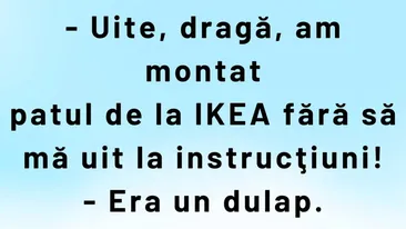 BANC | Dragă, am montat patul de la IKEA fără să mă uit la instrucțiuni