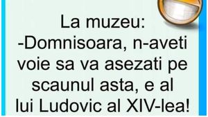 Bancul începutului de săptămână | La muzeu