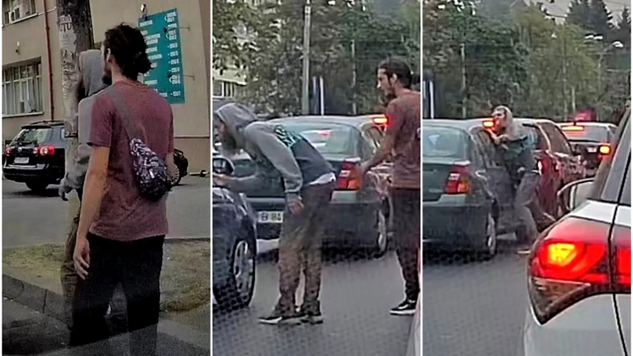 S-a aflat cine erau, de fapt, agresorii din trafic, filmați ieri în București! Bărbații erau în sevraj!