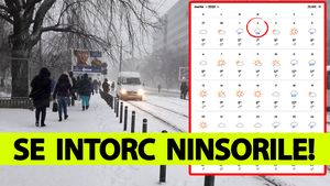 Prognoza Accuweather: Se întoarce iarna în România! Pe ce dată ninge în București