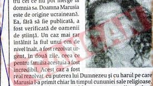 I-a dat 150.000 euro "tamaduitoarei" Marusia ca sa-i vindece tatal
