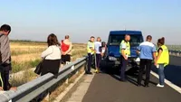 Accident violent pe autostrada Timişoara-Lugoj: 13 persoane implicate! Traficul a fost BLOCAT