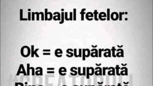 Bancul sfârșitului de săptămână | Limbajul fetelor