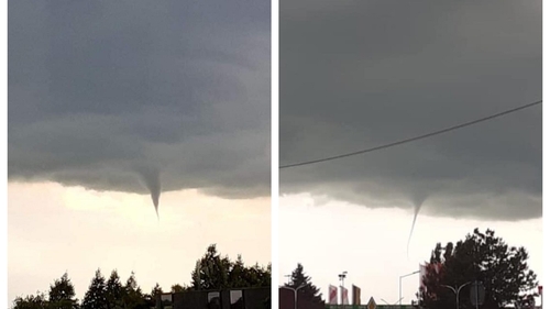 Explicația fenomenului straniu care a apărut ieri pe cer. Mulți au crezut că e tornadă, dar realitatea e alta
