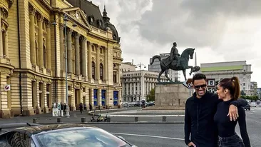 Dosar penal pentru Zed și iubita lui. ”Regele roților” a postat un filmuleț pe TikTok în care fosta Miss România schimbă un semn de circulație