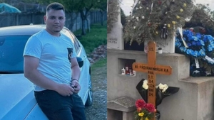Ți se rupe sufletul! Mesajul dureros de pe crucea lui Mădălin, tânărul care a murit în accidentul rutier de la Deveselu