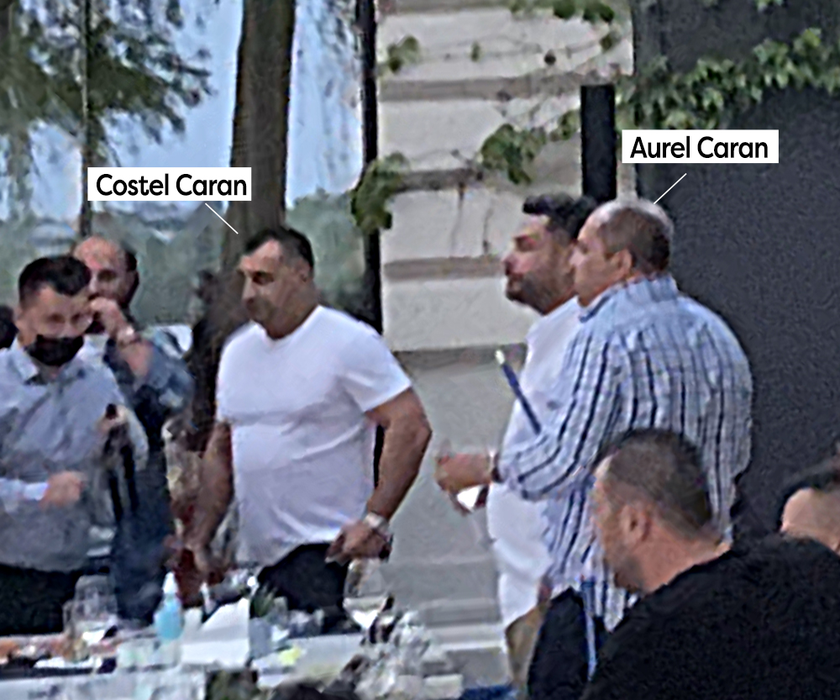 Aurel și Costel Caran, liderii clanului Caran