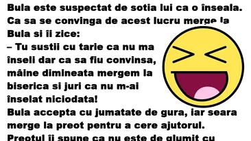 BANC | Bulă este suspectat de soția lui că o înșală