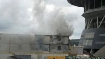 Incendiu la noul stadion al echipei Galatasaray